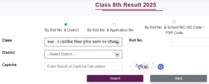 Class 8th Result